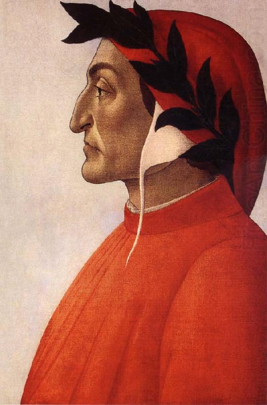 Sandro Botticelli Portrat of Dante china oil painting image